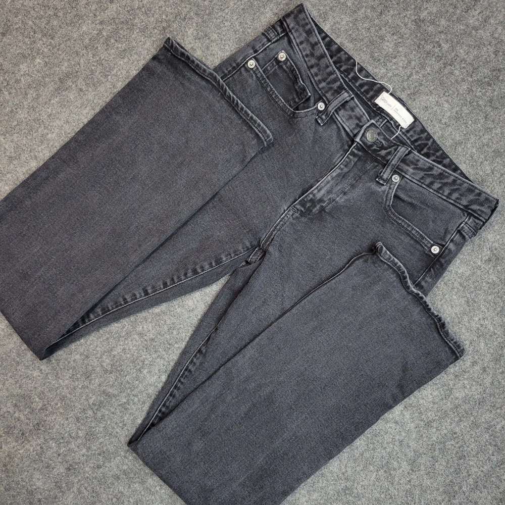 Gap Jeans Womens 28S Gray Denim Stretch Y2k Streetwear 235 Perfect Bootcut Leg